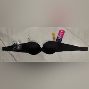 Black Strapless Bra Same Day Shipping Ultimate Lift with Straps